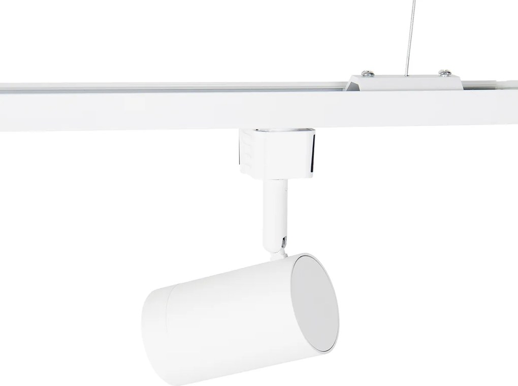 Smart hang railsysteem wit met 5 spots 1-fase incl. Wifi GU10 - Iconic Jeana