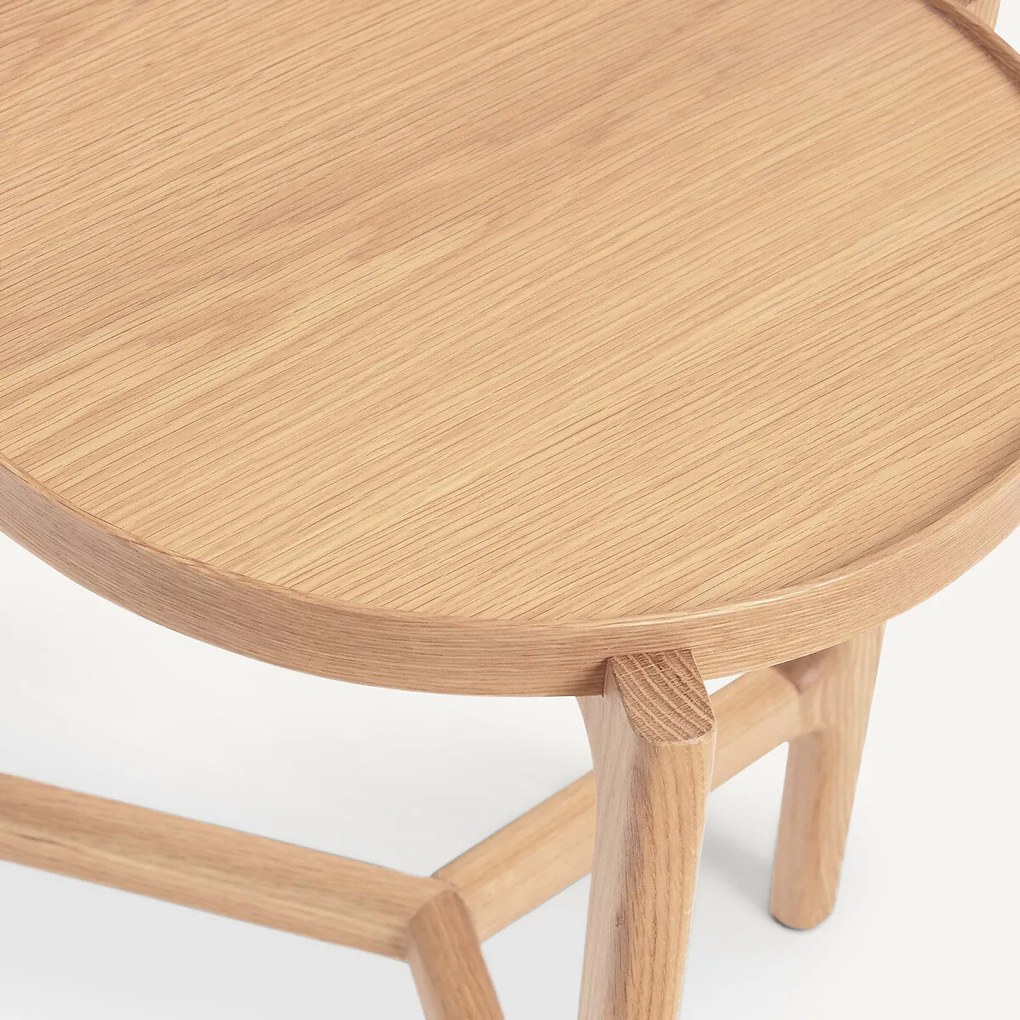 Bijzettafel van eiken en fineer, Alyasa