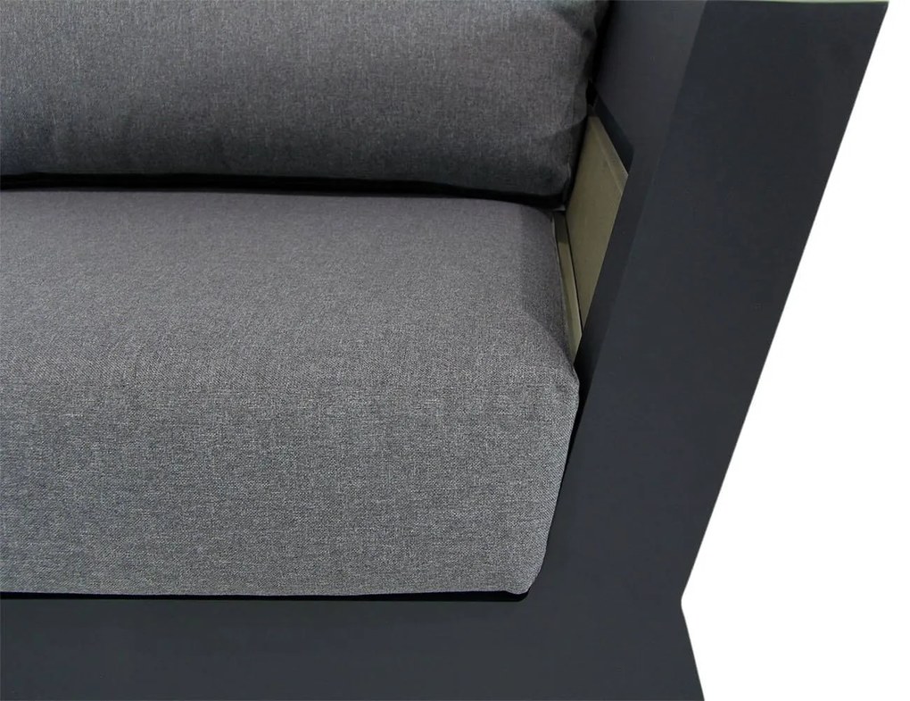 Hoek loungeset  Aluminium Grijs 5 personen Santika Furniture Santika Yovita