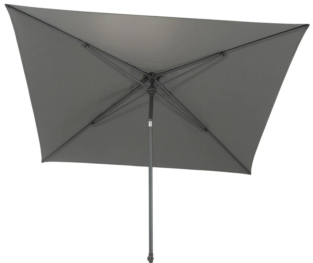 4-Seasons stokparasol Azzurro 250 x 250 cm - Charcoal