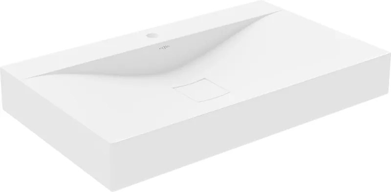 Mexen Poli opbouw wastafel van conglomeraten 1/O 80 x 48 cm, wit - 23028001