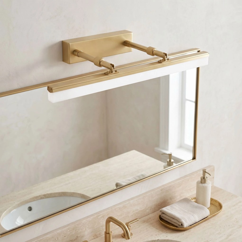 Badkamer LED-wandlamp APP1875-1W 40cm BRUSH GOLD