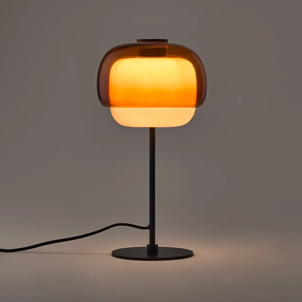 Lamp in gekleurd glas, Kinoko