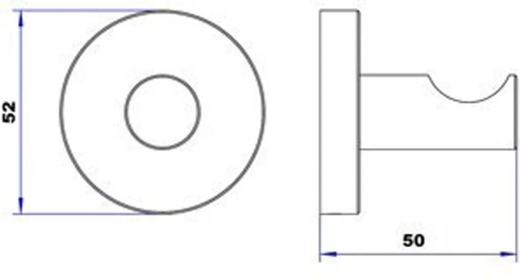 Plieger Vigo handdoekhaak enkel chroom