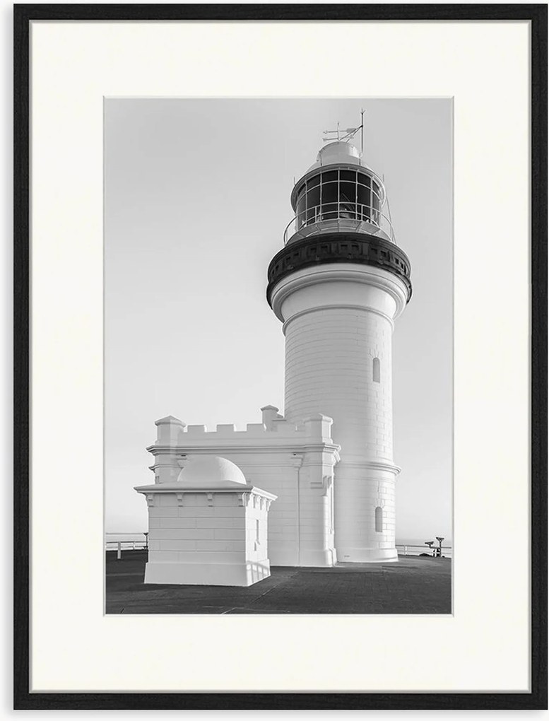 Ingelijste digitale print The Iconic Cape Byron Lighthouse