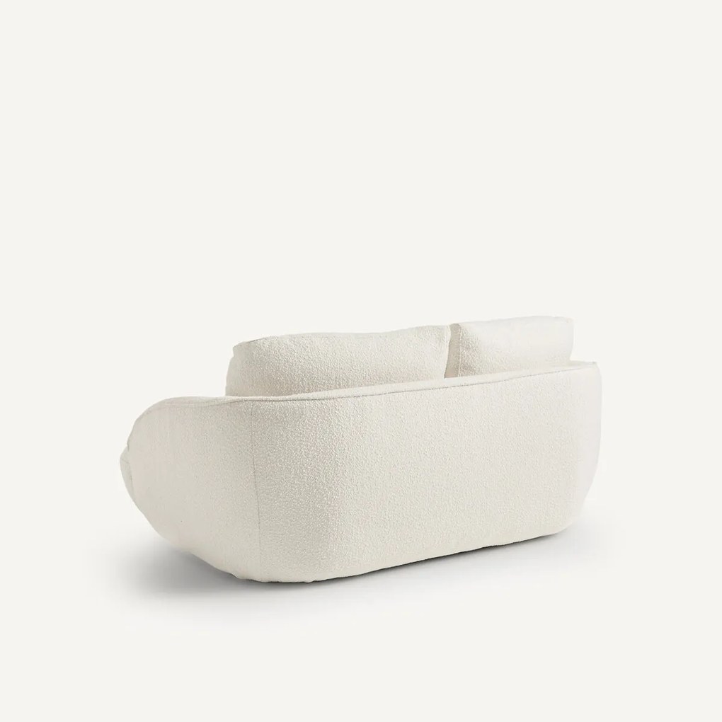 Zetelbank in bouclette stof, Alpine