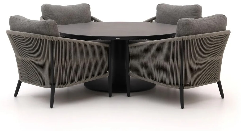 + 10% kassakorting | Diningset Bellagio  | 4 personen | Tuinset kunststof | 5-delig | Kees Smit Tuinmeubelen