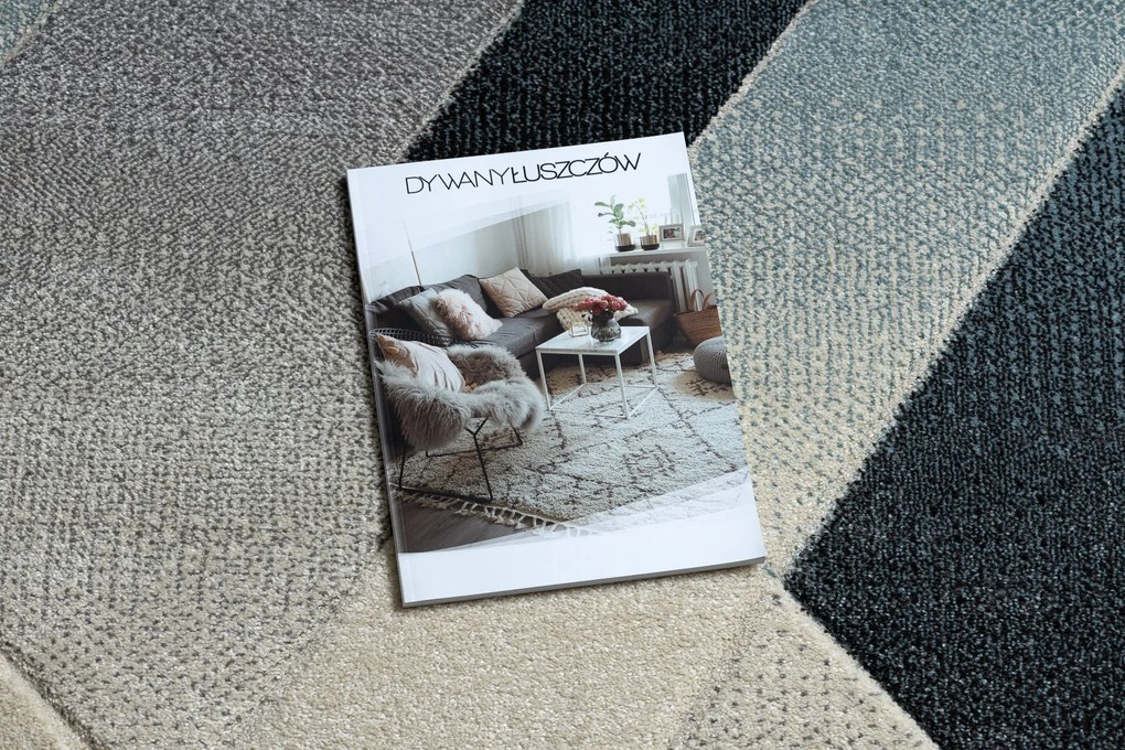 Tapijt ALTER Wild Geometrisch , blauw / grijskleuring