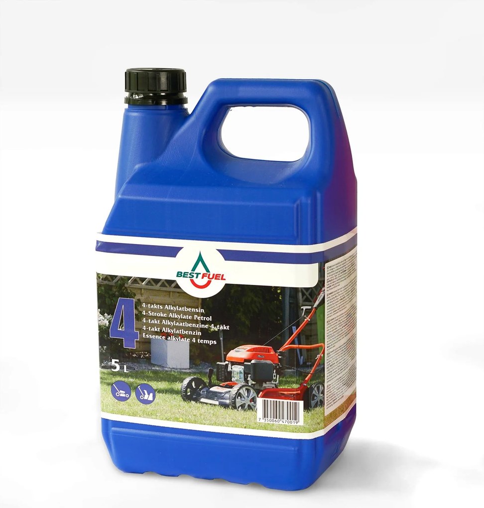 Best Fuel 4-takt Alkylaatbenzine 5L – Voor een schone, krachtige motor – Ultra-schone brandstof - Vrij van benzeen &amp; bio-ethanol - Geschikt voor alle 4-taktmotoren