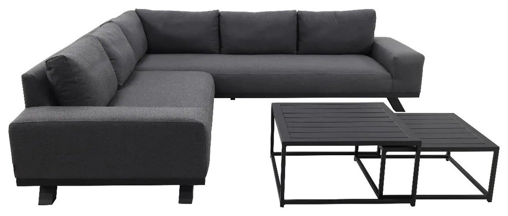 Barcelona/Royalty Sunbrella loungeset - Sooty - 4-delig OP=OP