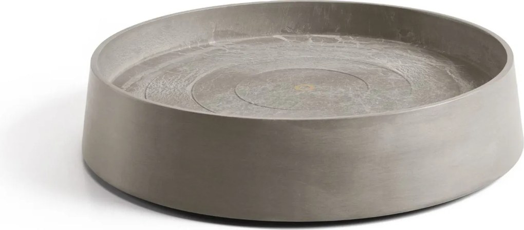 Ecopots onderschotel op wielen Oslo - Rond - Taupe - Diameter 50 x H10,5 cm