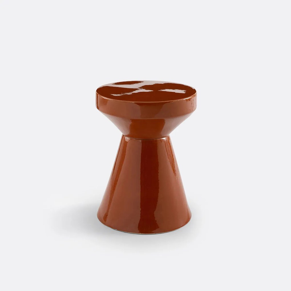 Bijzettafel of nachtkastje in keramiek MATMAT