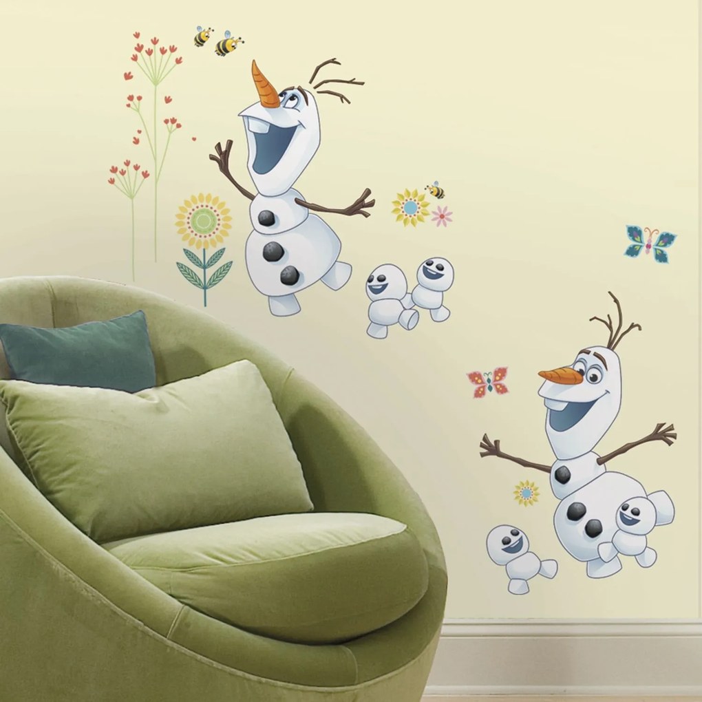 Muursticker Frozen Fever Roommates: Olaf 22x101 cm