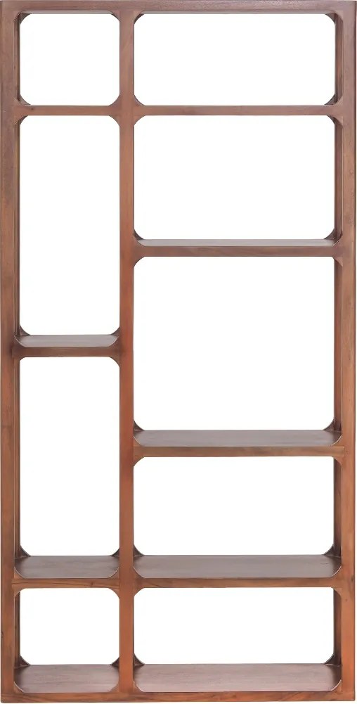 Open Kast Bruin - 90x30x175cm.