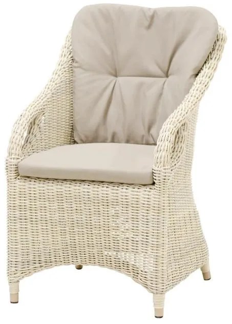 4 Seasons Outdoor | vasco dining chair, provance SALE Tuinstoel beige weerbestendig