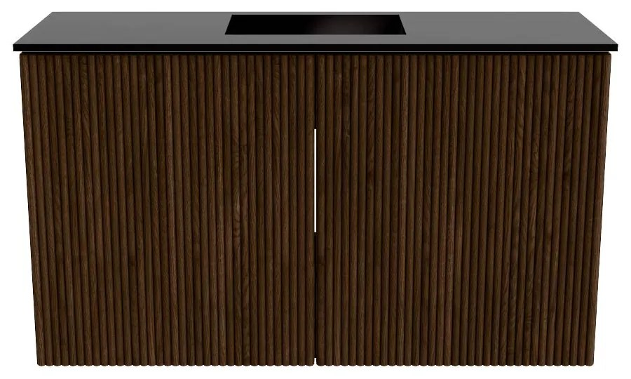 Mondiaz Joya 70cm toiletmeubel walnut met wastafel faye midden 1 kraangat urban