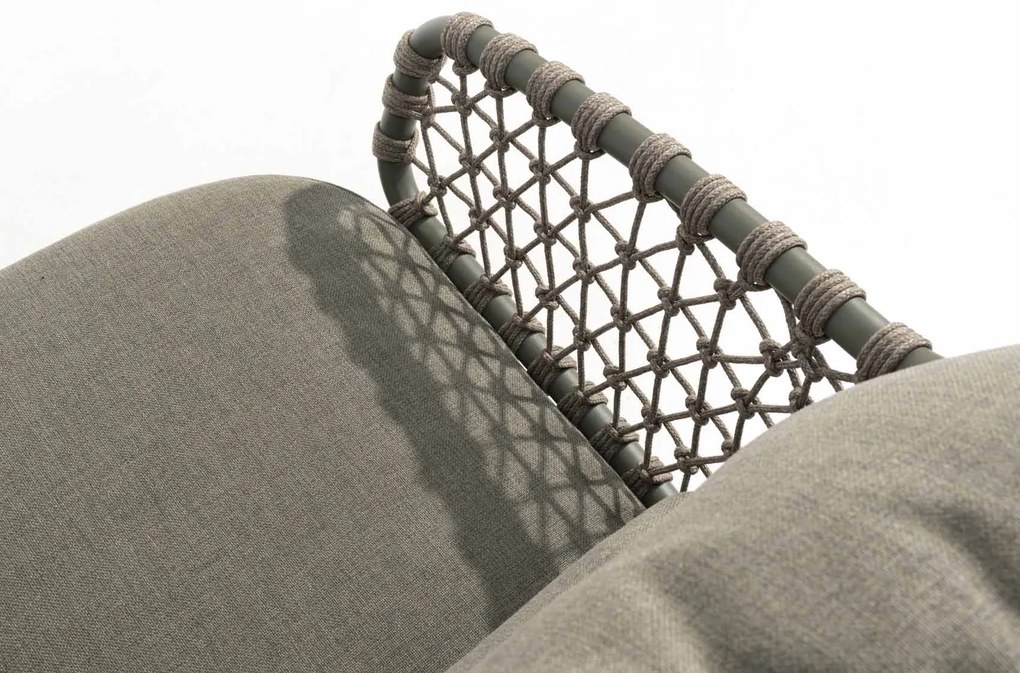 4 Seasons Outdoor Jura stapelbare tuinstoel olijfgroen SALE Tuinstoel   taupe weerbestendig