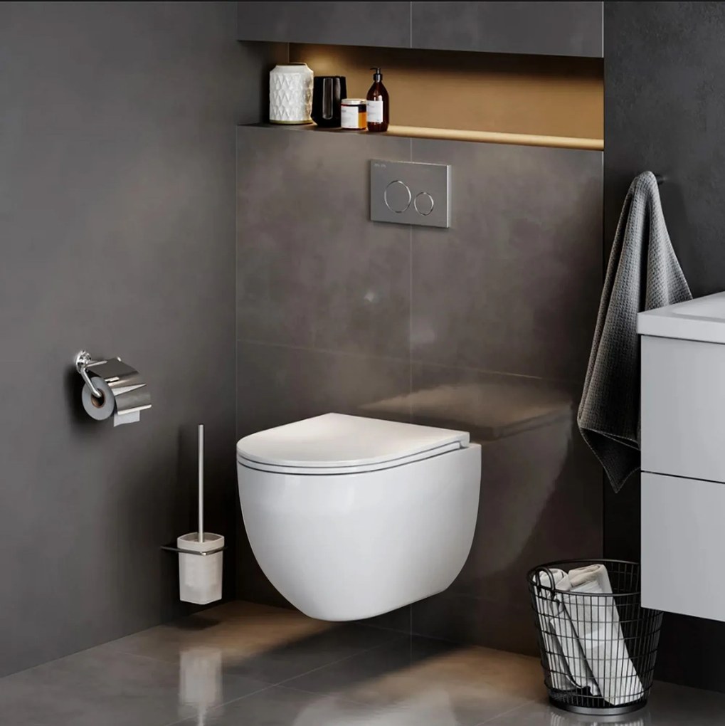 Hangtoilet Rea Carlo Mini Tornado Randloos Flat Pro