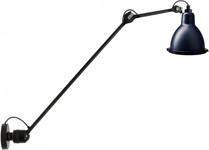 DCW éditions Lampe Gras N304 XL 75 Outdoor Seaside wandlamp black blauw