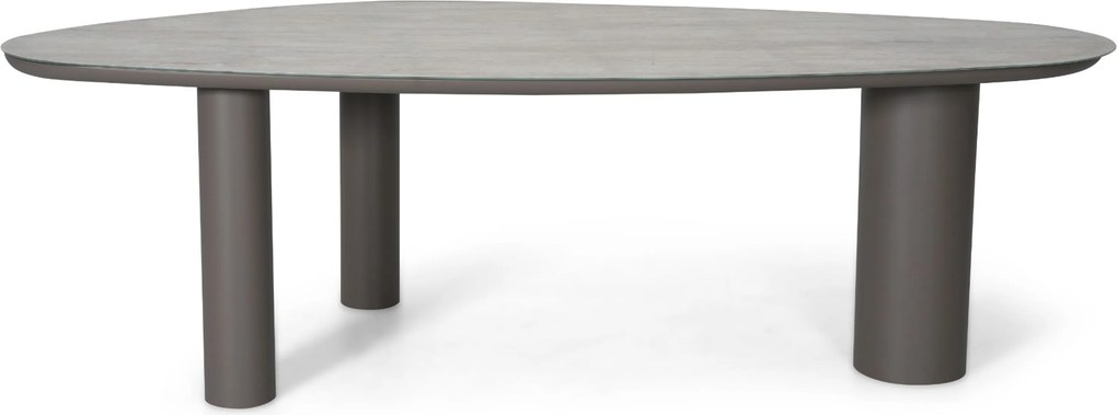 Tuinset 6 personen 240 cm Aluminium Taupe Apple Bee Pine