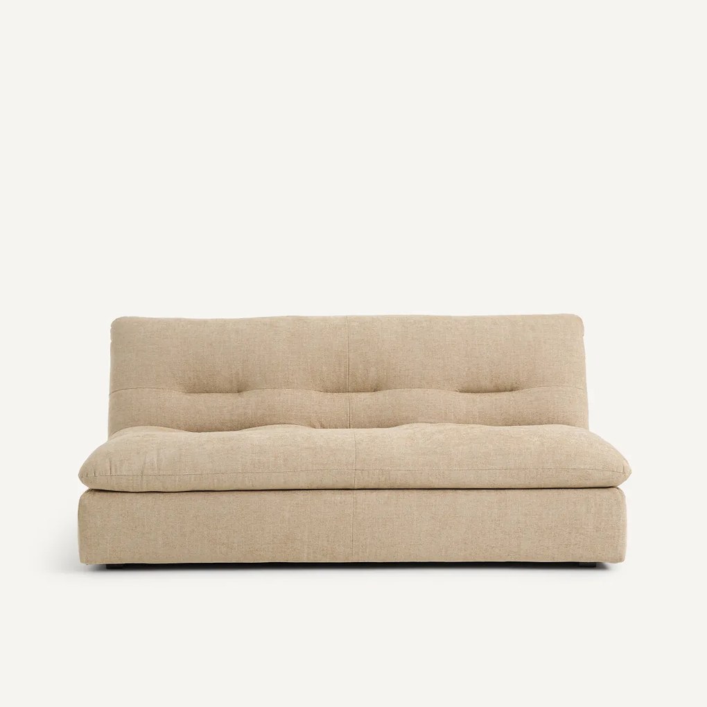 Modulaire 3-zitsbank in gemêleerde stof, Giuliano