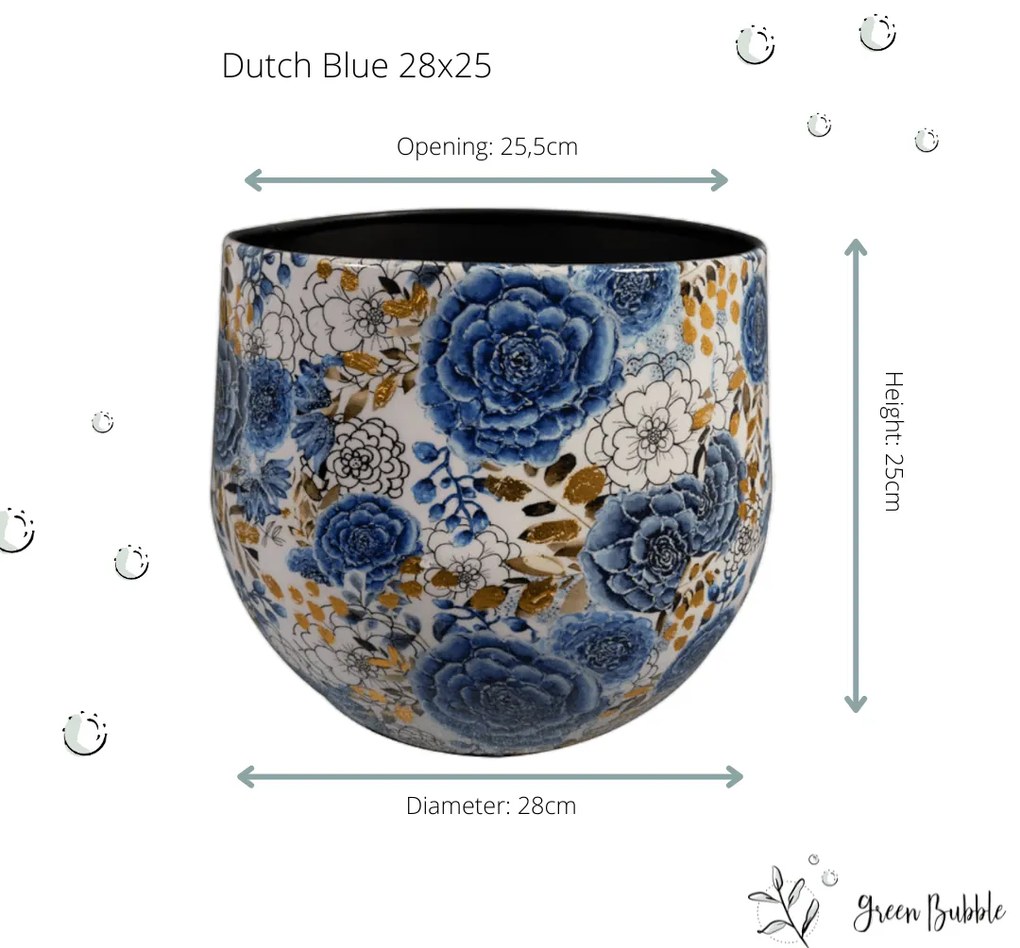 Designed by Lammie pot Dutch Blue