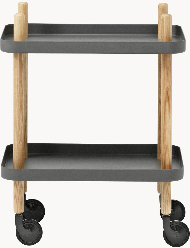 Metalen serveerwagen Block