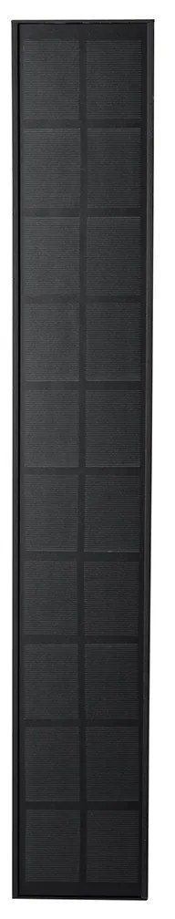 Buiten wandlamp zwart 60 cm incl. LED 4-staps dimbaar met solar - Serena