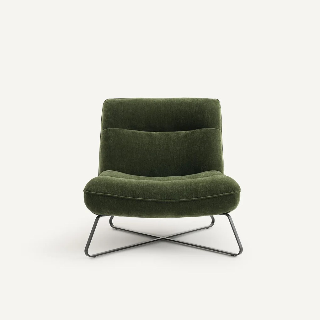 Fluwelen fauteuil, HELMA