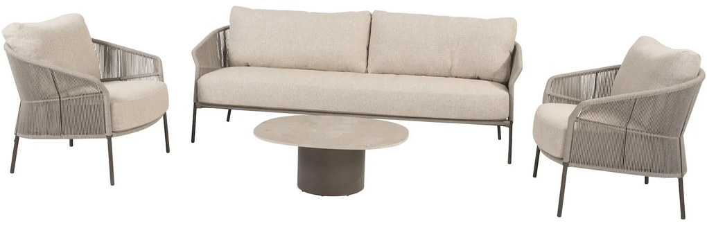 Florence stoel bank loungeset 4 delig terre Taste 4SO