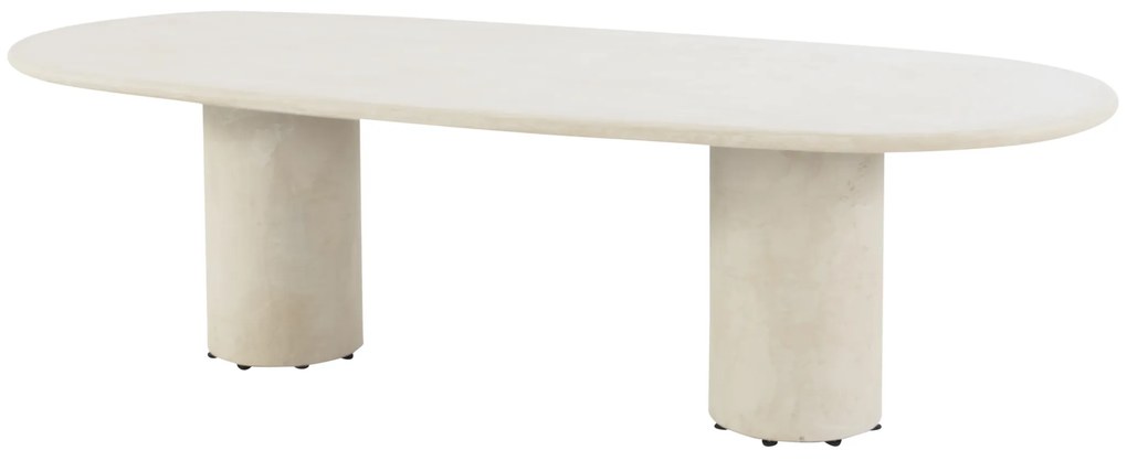 Hampton dining tuintafel ovaal mortex beige 300x110xH75 cm 4 Seasons Outdoor