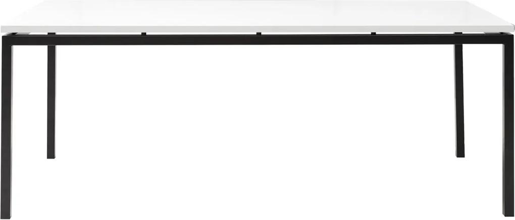 Artichok Design eettafel - Valentina - 160 cm - Wit- Eettafels - Scandinavisch design - Modern - Zwart metalen onderstel