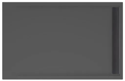 Xenz Easy Tray douchevloer - 140x90x5cm - acryl - zonder gootcover - ebony 6947-29