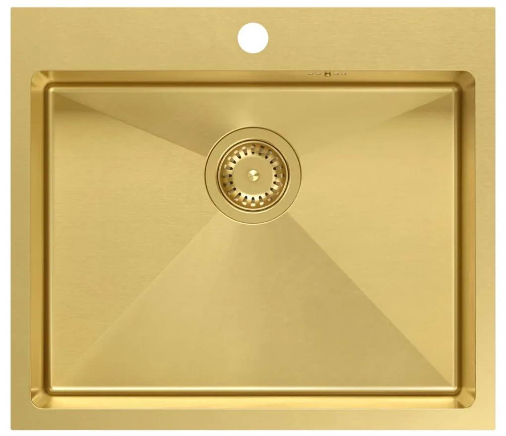 Stalen spoelbak RUSSEL 110 Gold
