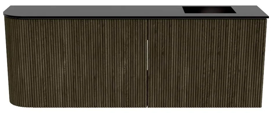 Mondiaz Joya 110cm toiletmeubel ronding links shadow met wastafel faye rechts zonder kraangat urban