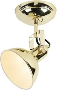 Industriële ronde spot goud 1-lichts - Tommy