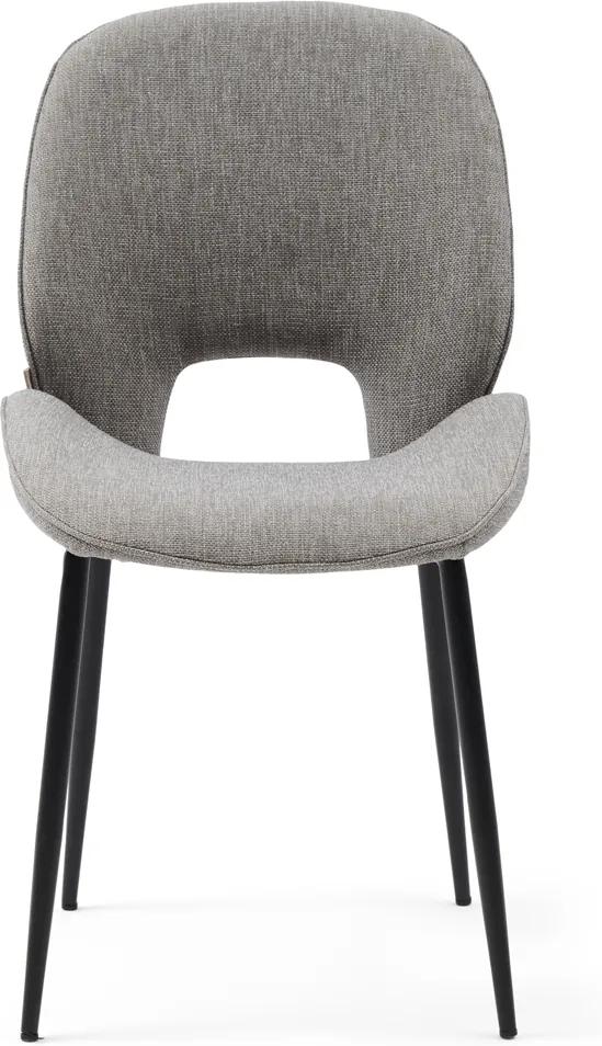 Rivièra Maison - Mr. Beekman Dining Chair, mélane weave, fog - Kleur: grijs