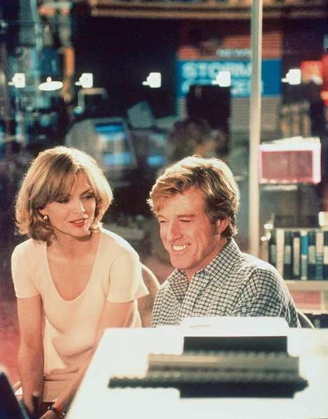Foto Michelle Pfeiffer And Robert Redford, Up Close & Personnal 1996 Directed By Jon Avnet