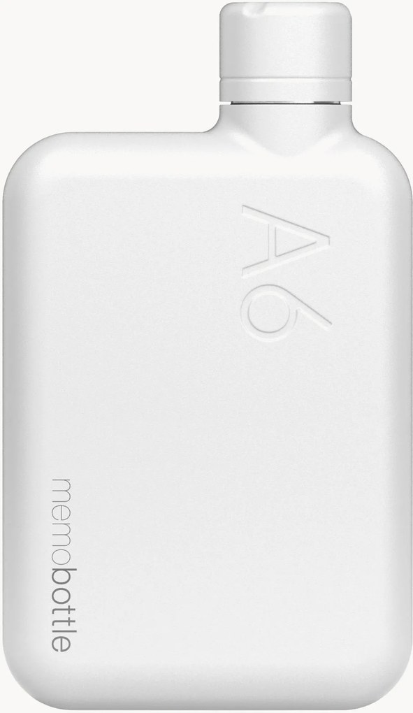 Waterfles Memobottle A6, met siliconen hoes