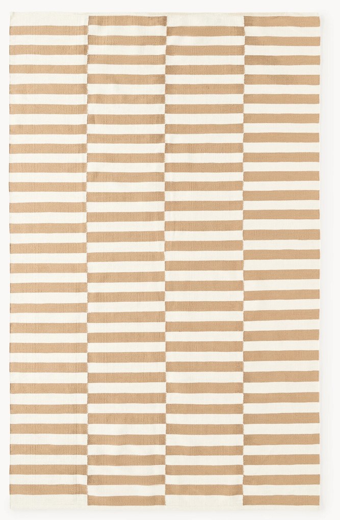 Handgeweven Kelim vloerkleed Donna met strepen