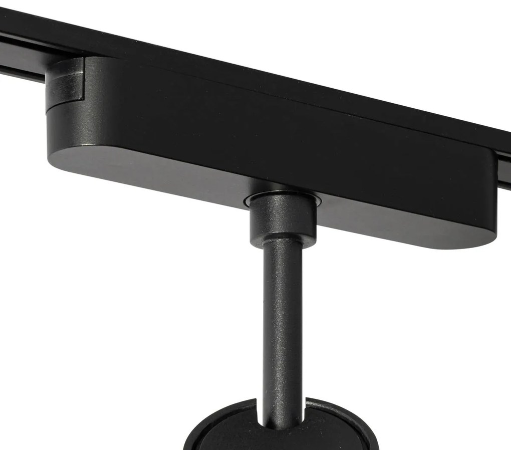 LED Moderne Spot / Opbouwspot / Plafondspot zwart voor railsysteem 1-fase 9W 2700K-6000K - Magnetic Gert Modern rond Binnenverlichting Lamp
