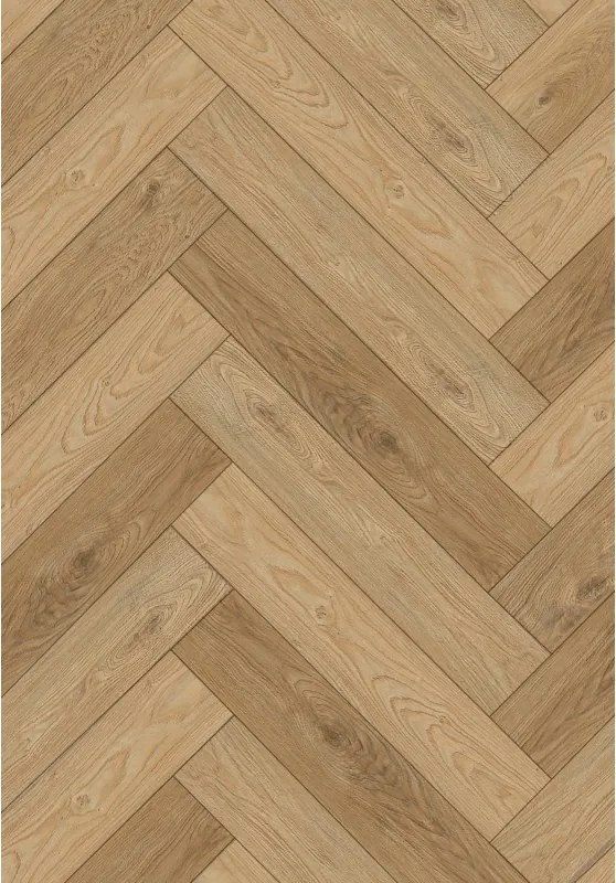 Mexen Sunset Hills monster van vinylpanelen visgraat SPC 6,5 mm, onderlaag 1,5 mm, 4 V-groef, Eik - F1170-S