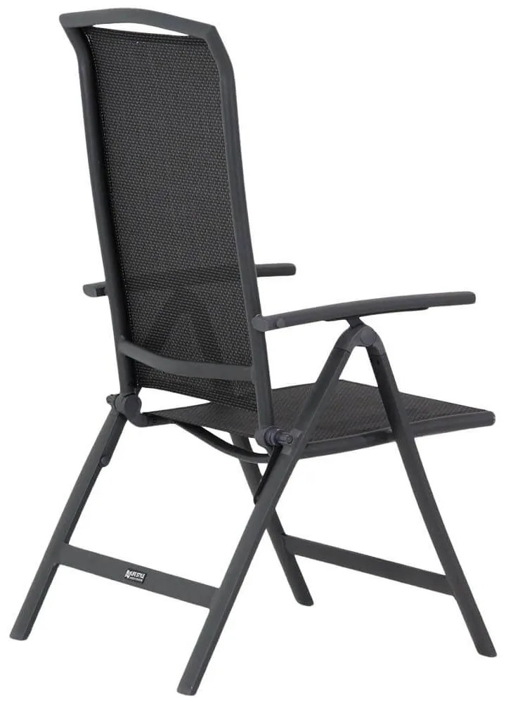 Tuinset 2 personen 90 cm Aluminium/textileen Grijs Lifestyle Garden Furniture Tirana/Varano