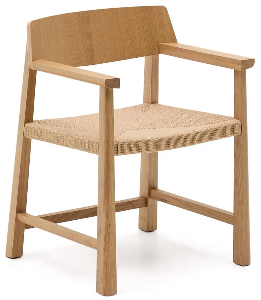 Kave Home Idun Eiken Design Eetkamerstoel