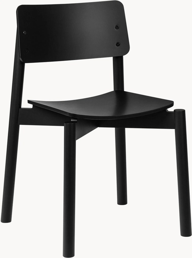 Houten eetkamerstoel Wem, stapelbaar