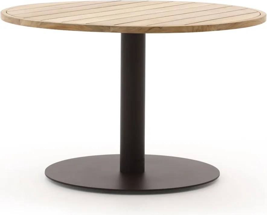 Tuin eettafel Zavelli | Rond  | Tuintafel Teakhout | Ø120cm | 4 personen | Kees Smit Tuinmeubelen