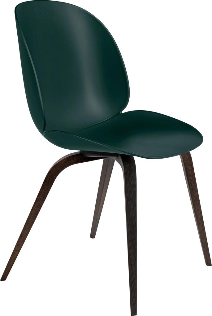 Gubi Beetle stoel met gerookt eiken onderstel green
