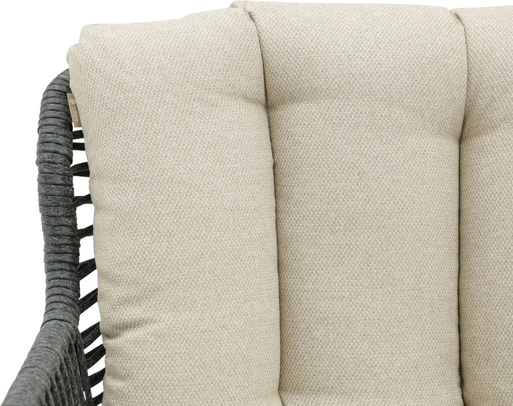 Tuinstoel Rope Grijs-antraciet Coco Custa