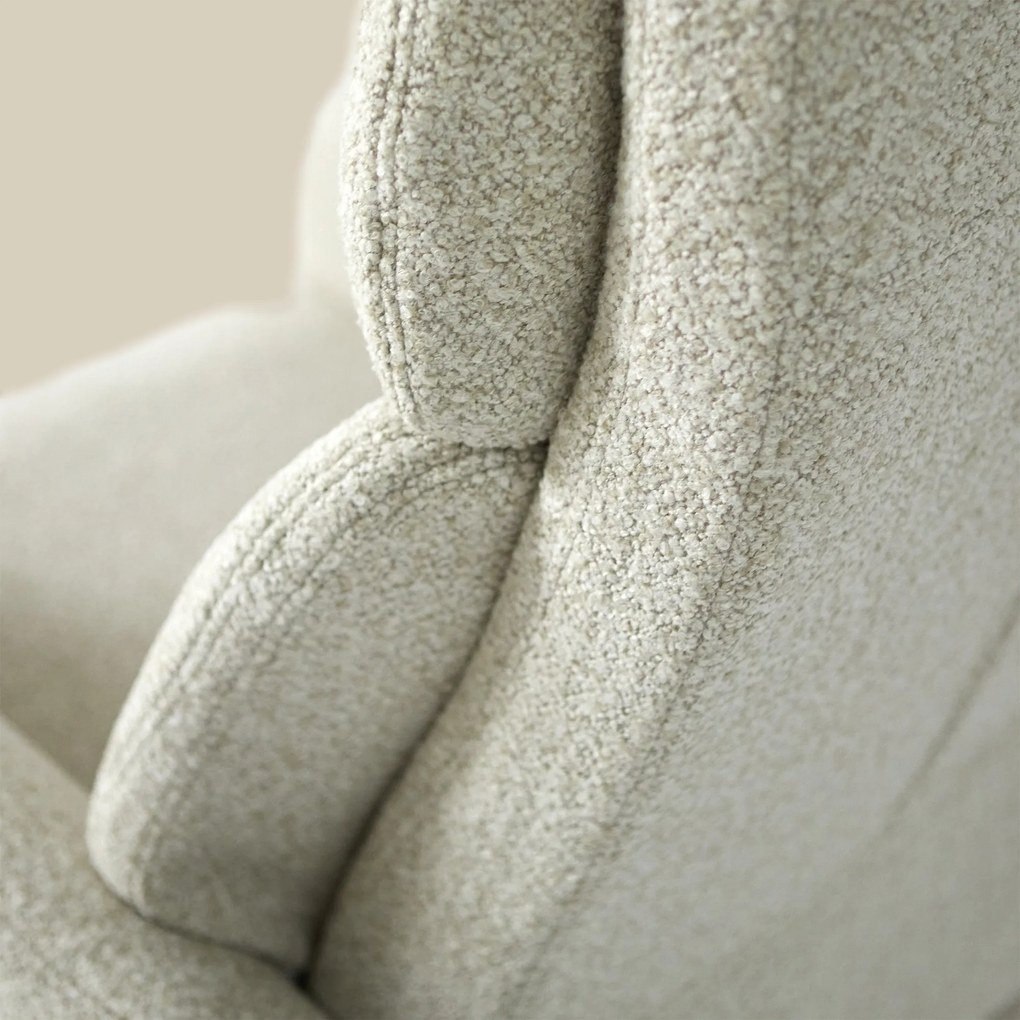 Beige Relaxfauteuil Elektrisch