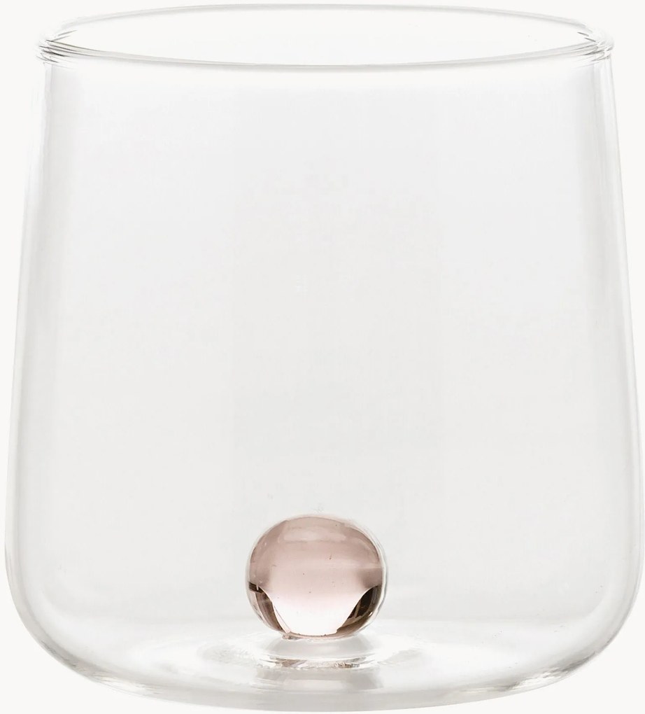 Mondgeblazen waterglazen Bilia, 6-delig